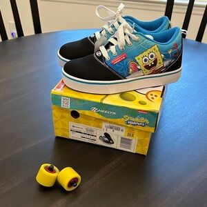 Heelys SpongeBob Blue and Black Skate Shoes